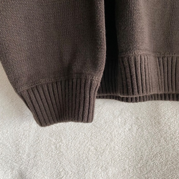 Eddie Bauer 1/4-Zip Pullover Sweater, 100% Cotton, X-Large - Picture 5 of 6